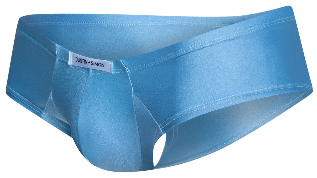 CandyMan JUSTIN+SIMON XSJ22 Cheek Men's Bikini Brief in Baby Blue – men's briefs