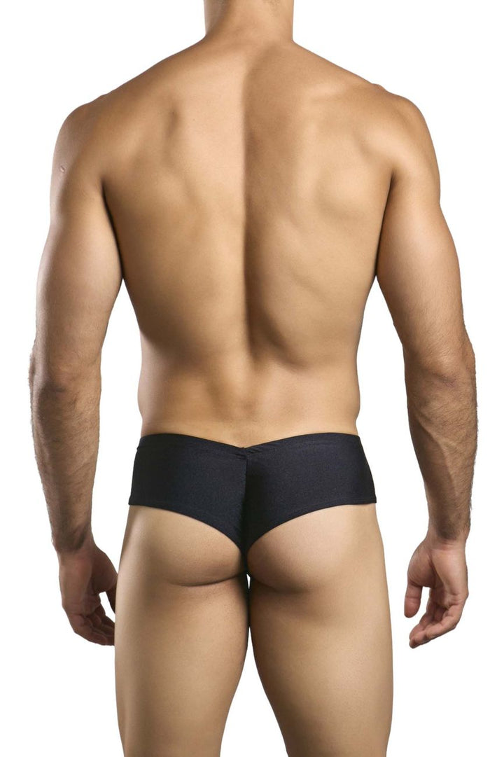 CandyMan JUSTIN+SIMON XSJ22 Cheek Men's Bikini Brief in Black – men's briefs