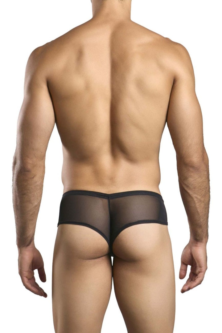 CandyMan JUSTIN+SIMON XSJ22 Cheek Men's Bikini Brief in Black – men's briefs
