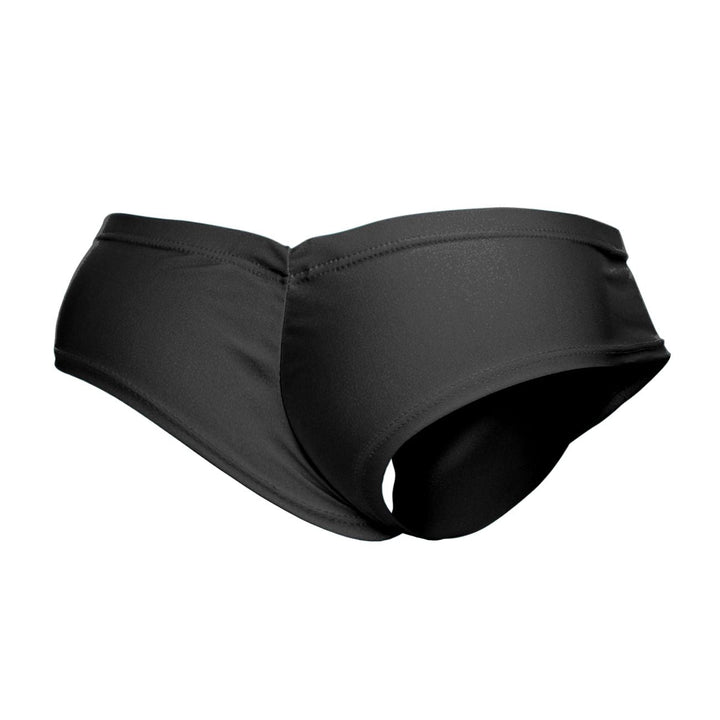 CandyMan JUSTIN+SIMON XSJ22 Cheek Men's Bikini Brief in Black – men's briefs