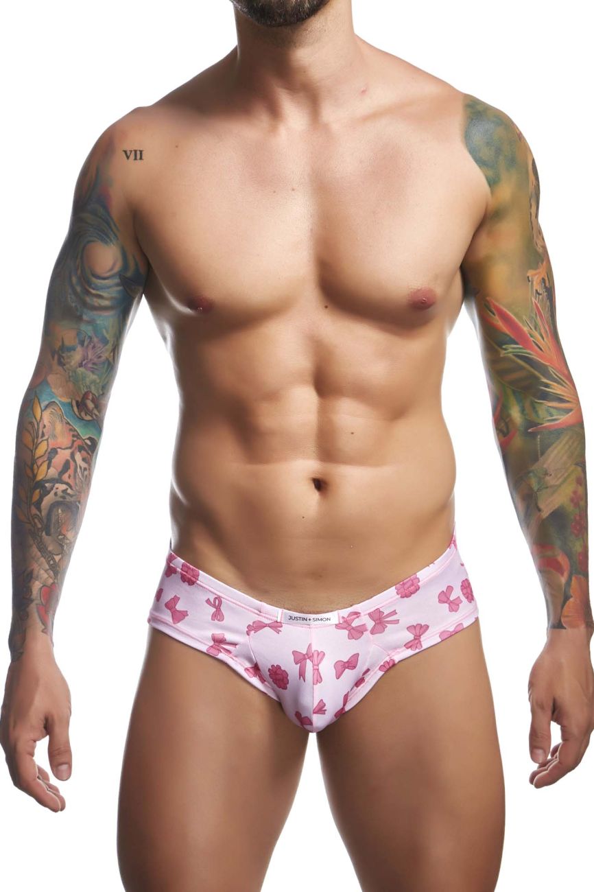 CandyMan JUSTIN+SIMON XSJ22 Cheek Men's Bikini Brief in Coquette – men's briefs