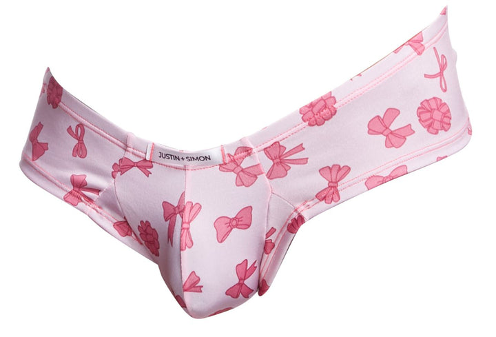 CandyMan JUSTIN+SIMON XSJ22 Cheek Men's Bikini Brief in Coquette – men's briefs