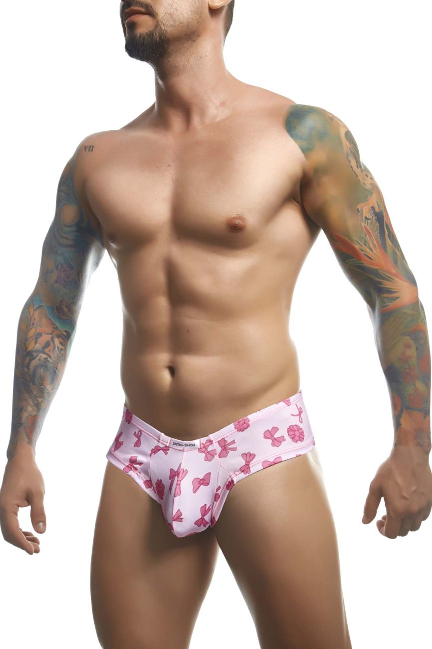 CandyMan JUSTIN+SIMON XSJ22 Cheek Men's Bikini Brief in Coquette – men's briefs