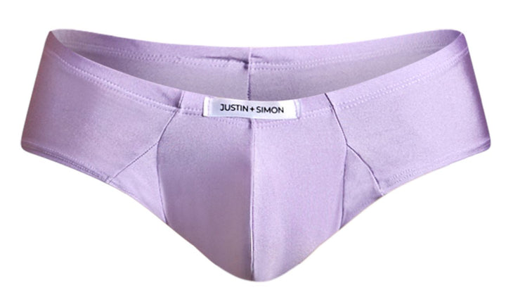 CandyMan JUSTIN+SIMON XSJ22 Cheek Men's Bikini Brief in Lilac – men's briefs
