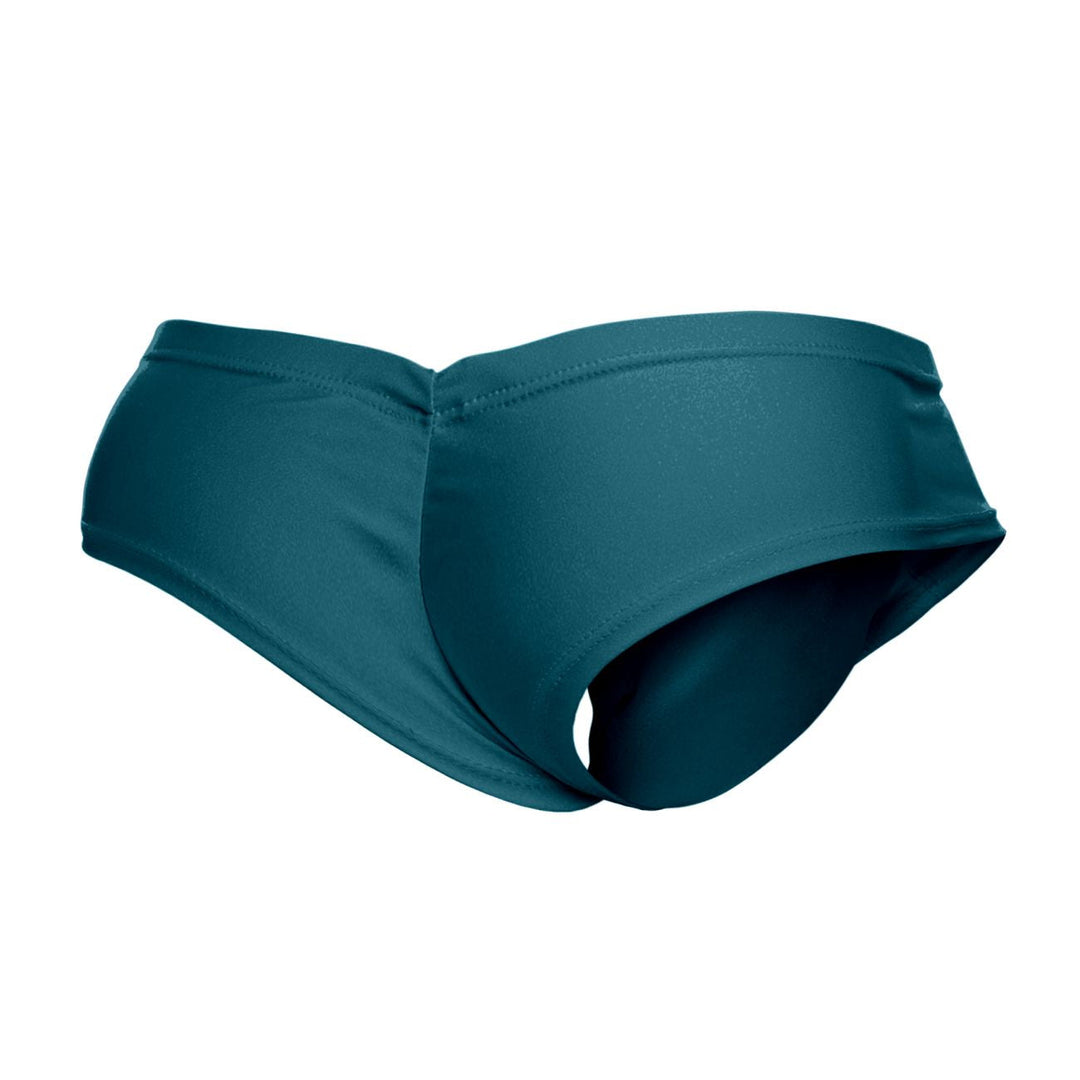 CandyMan JUSTIN+SIMON XSJ22 Cheek Men's Bikini Brief in Opal Green – men's briefs