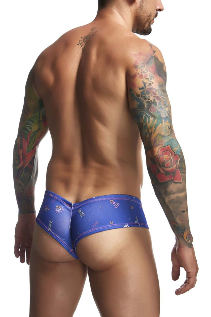 CandyMan JUSTIN+SIMON XSJ22 Cheek Men's Bikini Brief in Party – men's briefs