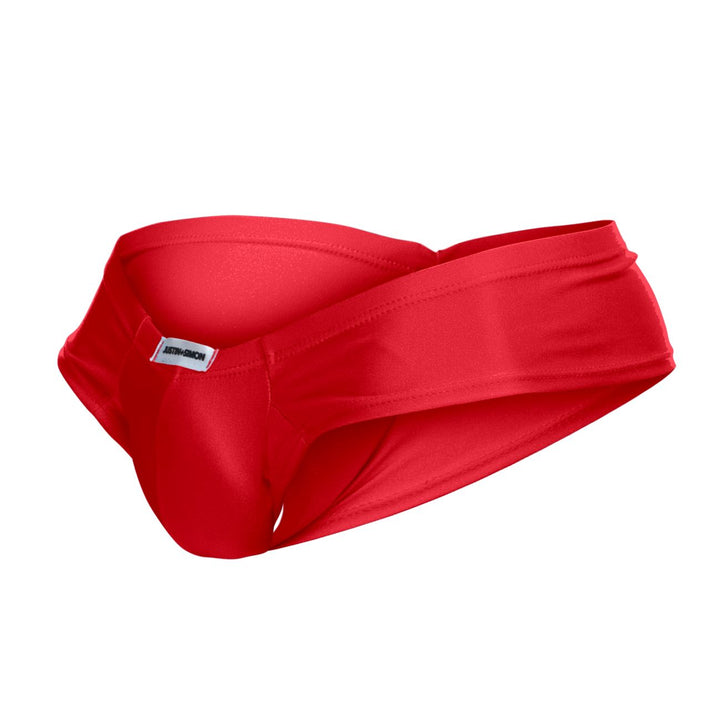 CandyMan JUSTIN+SIMON XSJ22 Cheek Men's Bikini Brief in Red – men's briefs