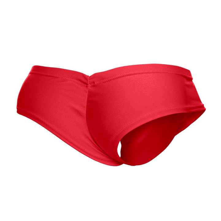 CandyMan JUSTIN+SIMON XSJ22 Cheek Men's Bikini Brief in Red – men's briefs
