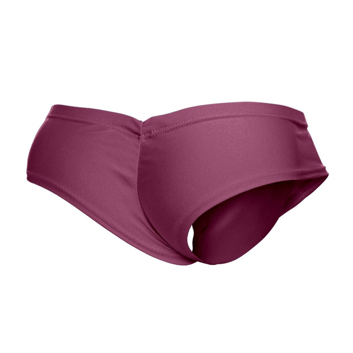 JUSTIN+SIMON Men's Underwear XSJ22 Cheek Briefs Color Wine