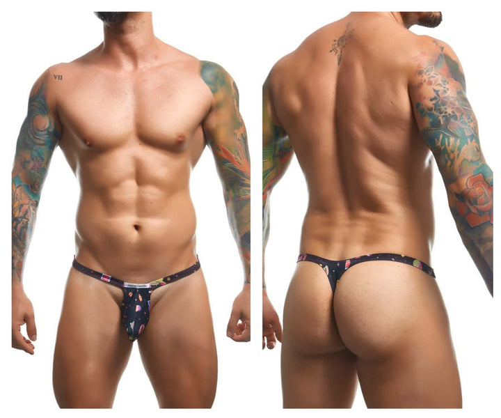 CandyMan JUSTIN+SIMON XSJBU02 Bulge Men's Thong in Psycodelic – men's thongs