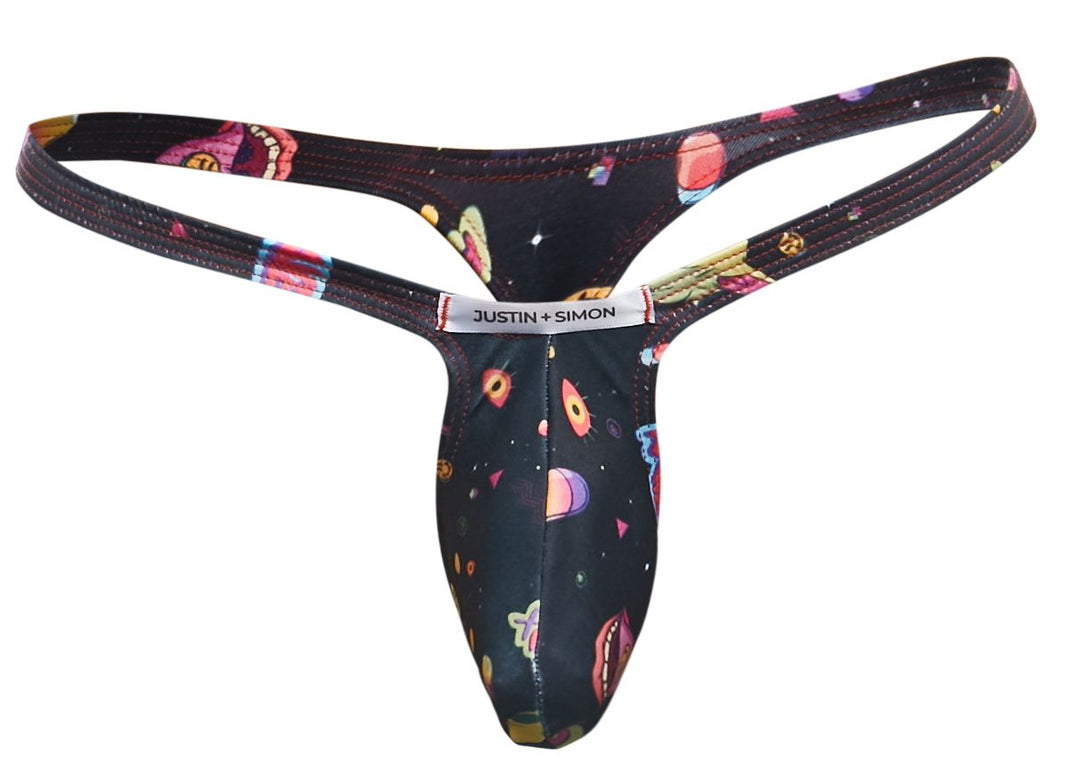 CandyMan JUSTIN+SIMON XSJBU02 Bulge Men's Thong in Psycodelic – men's thongs
