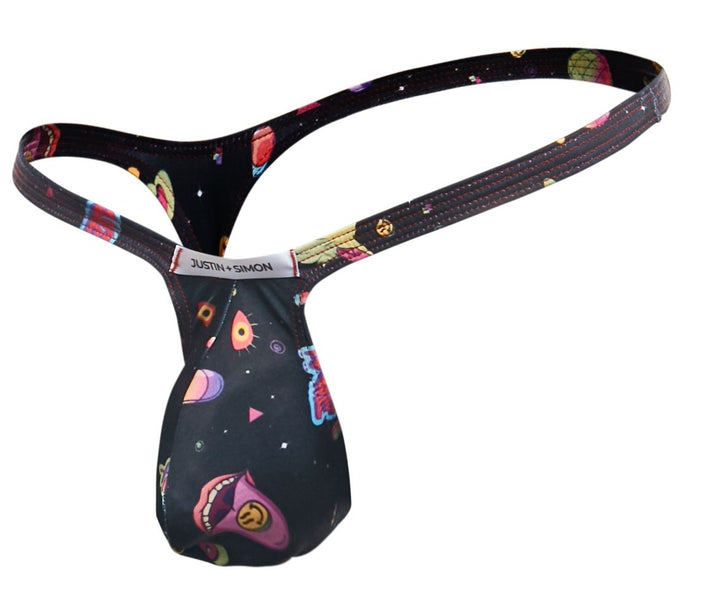 CandyMan JUSTIN+SIMON XSJBU02 Bulge Men's Thong in Psycodelic – men's thongs