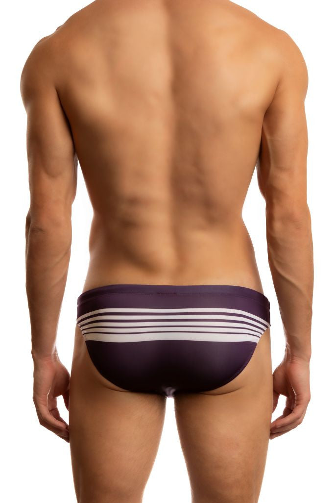 Jack Adams Sport Stripes Low-Rise 1" Swimsuit – men's swimwear