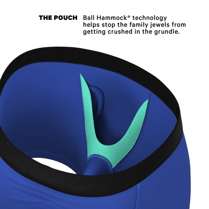 Shinesty "The Jackson" Blue Cowboy Ball Hammock® Pouch Underwear w/ Fly