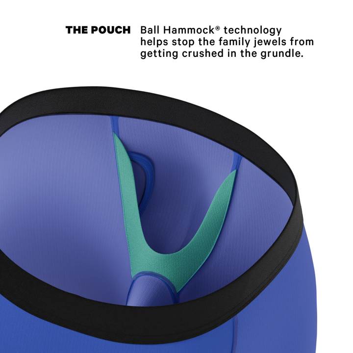 Shinesty "The Jackson" Blue Cowboy Long Leg Ball Hammock® Pouch Underwear