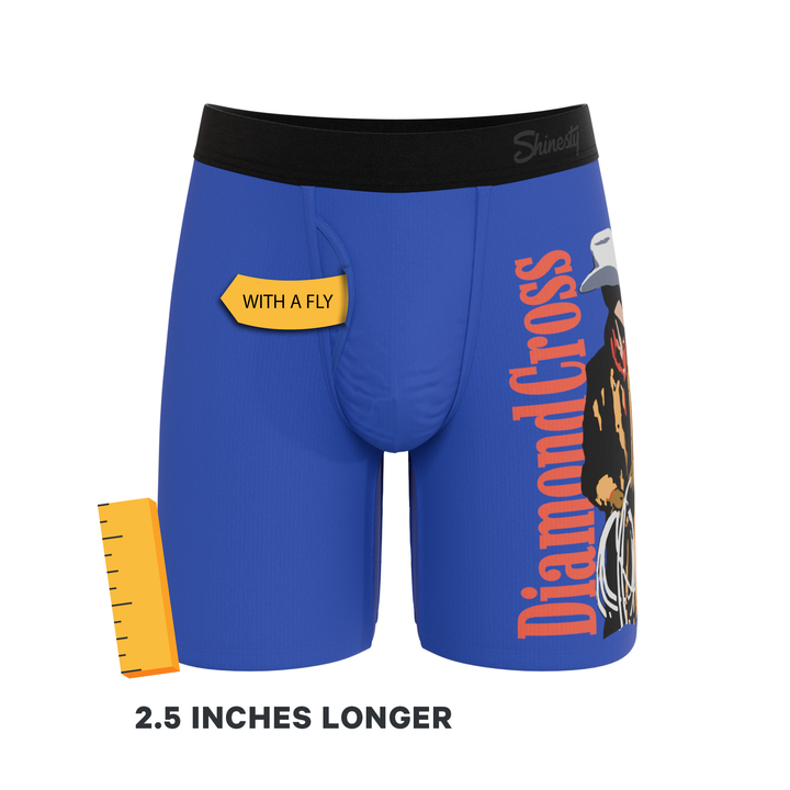 Shinesty "The Jackson" Blue Cowboy Long Leg Ball Hammock® Pouch Underwear