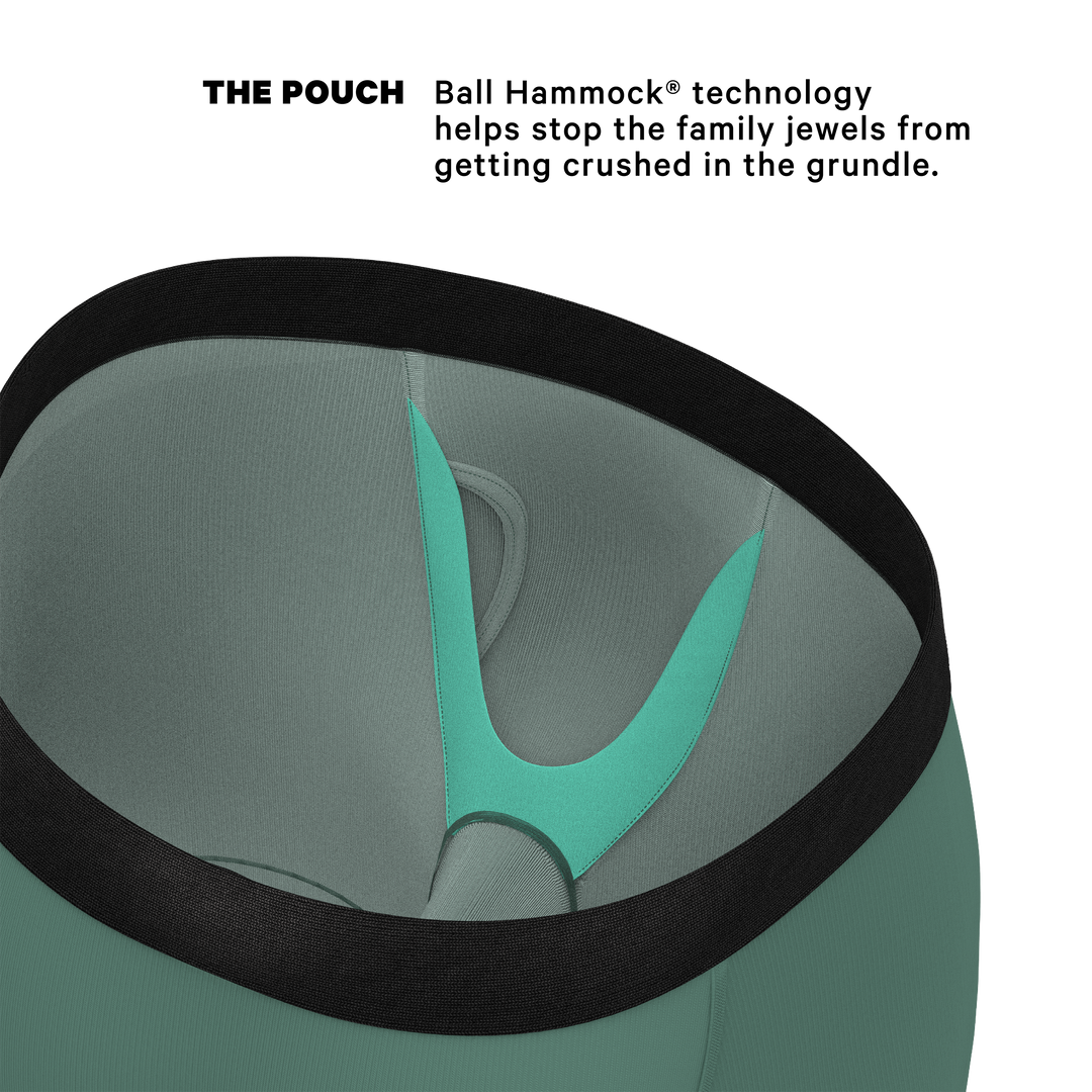 Shinesty "The Jingles" Christmas Bells Long Leg Ball Hammock® Pouch Boxer Briefs with Fly