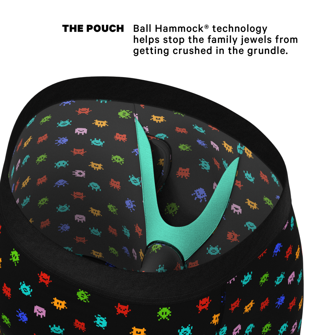 Shinesty "The Joystick" Video Game Long Leg Ball Hammock® Pouch Underwear With Fly