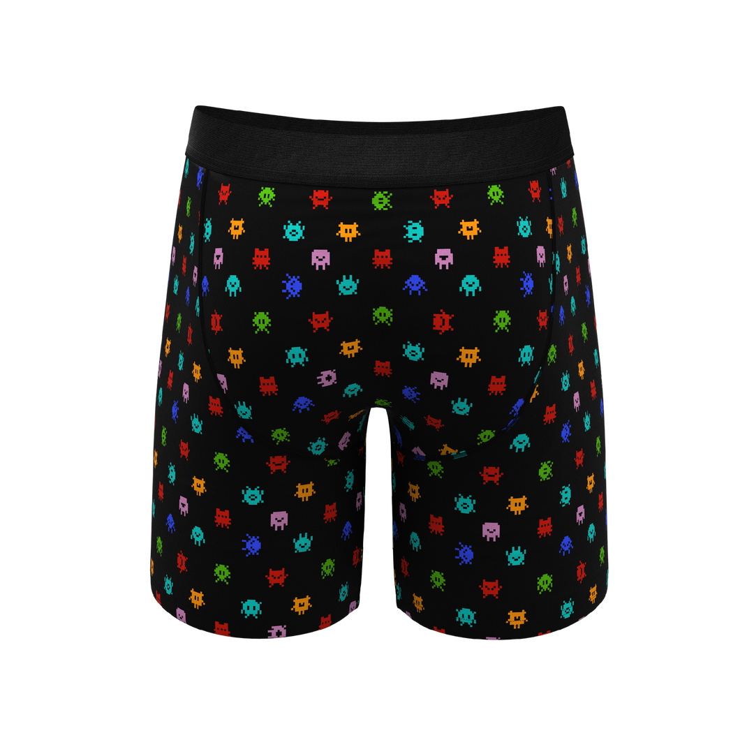 Shinesty "The Joystick" Video Game Long Leg Ball Hammock® Pouch Underwear With Fly