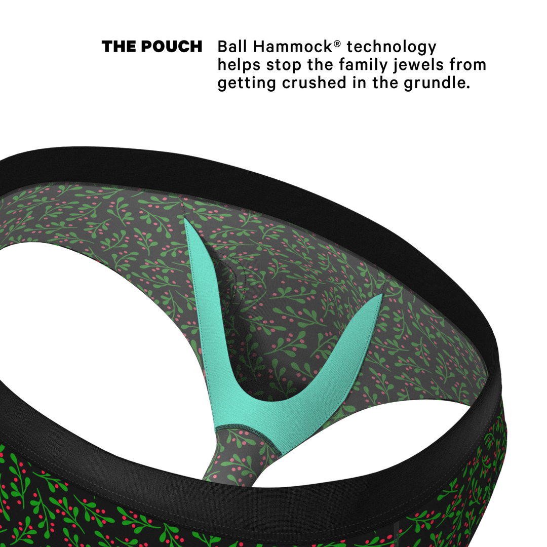 Shinesty "The Kiss Me There" Mistletoe Ball Hammock® Pouch Underwear Briefs