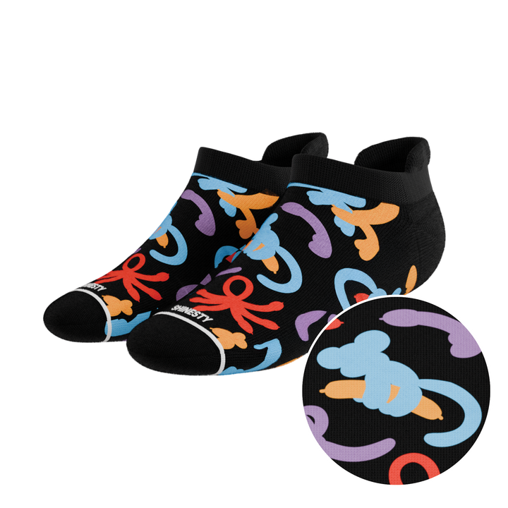 The Knot Tonights | Balloon Animal Heel Hammock™ Ankle Socks