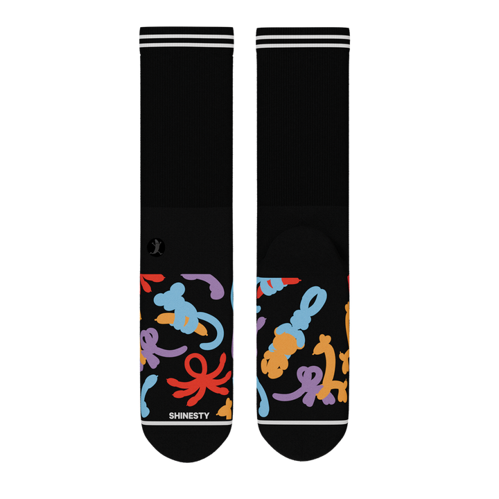 The Knot Tonights | Balloon Animal Heel Hammock™ Crew Socks