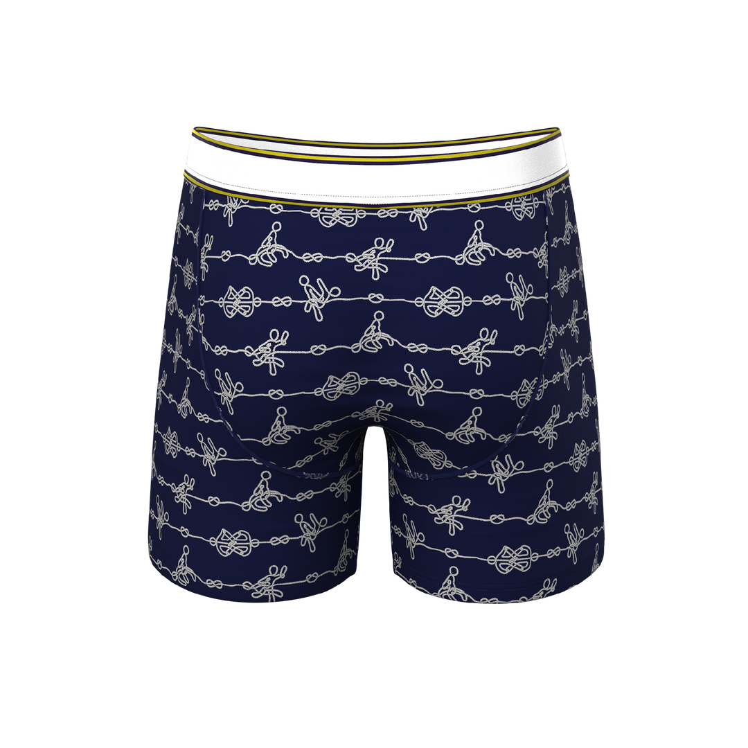 The Knotty Spots | Nautical Knots Ball Hammock® Pouch Underwear