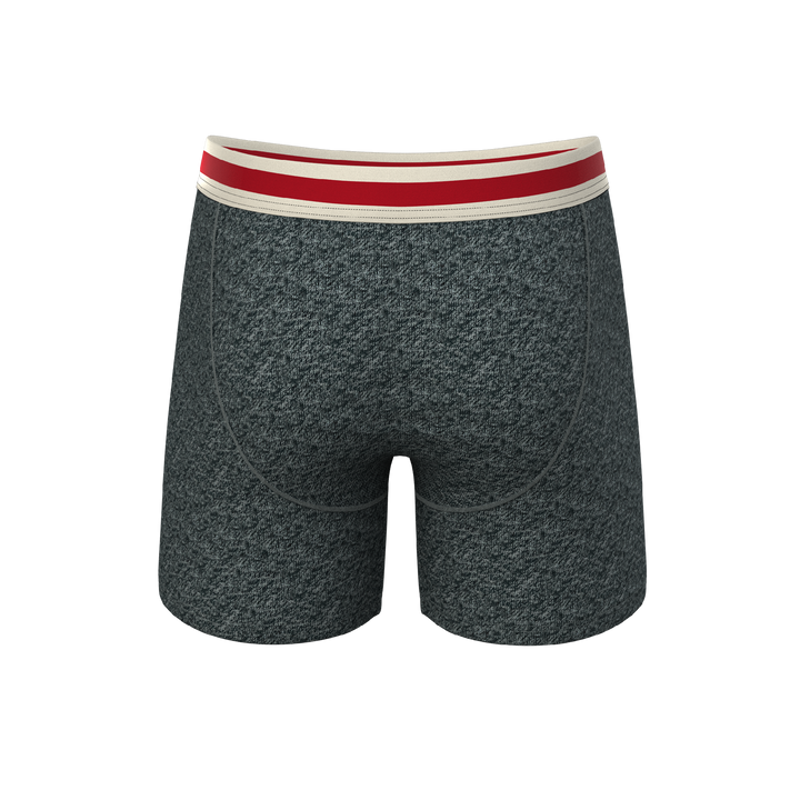 Shinesty The Koala Camo heather grey Ball Hammock pouch underwear with fly – men's camo boxer briefs