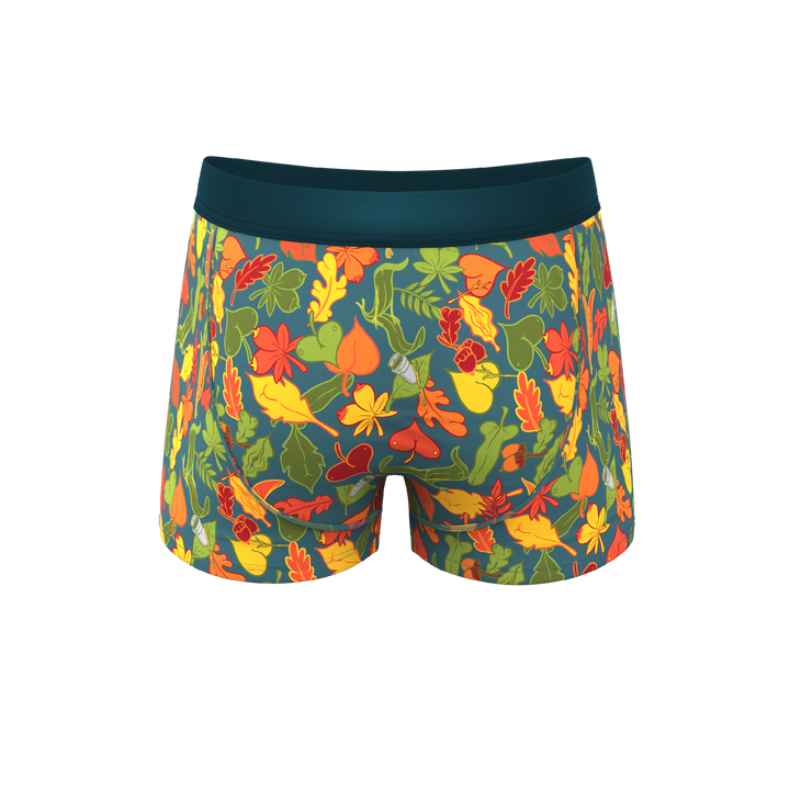 Shinesty "Leaf Peeps" Naughty Leaves Ball Hammock® Pouch Trunks Underwear