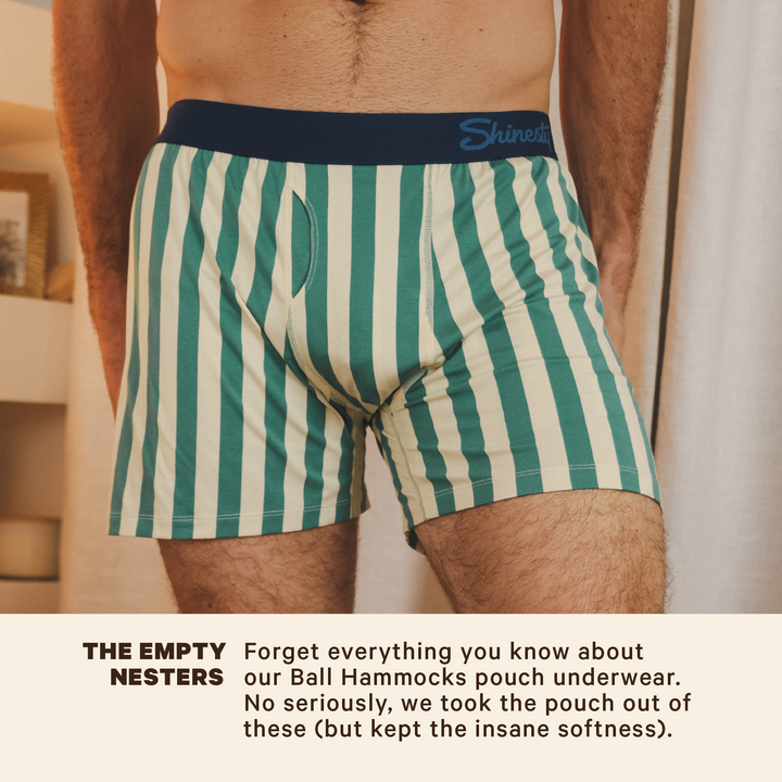 The Nantucket | Green Dock Stripe Boxers