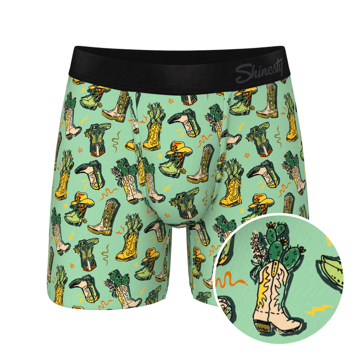 Shinesty "Line Dance" Cowboy Boots Ball Hammock® Pouch Underwear