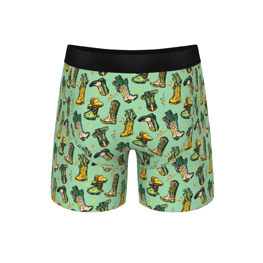 Shinesty "Line Dance" Cowboy Boots Ball Hammock® Pouch Underwear