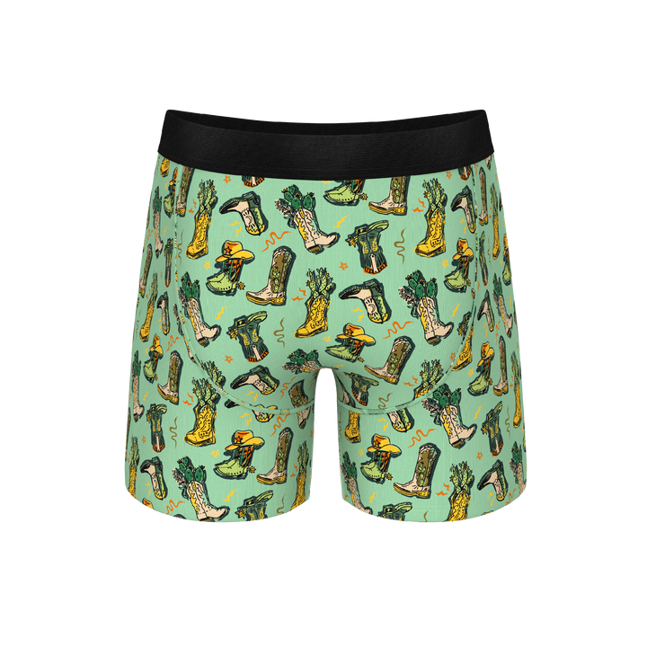 Shinesty "Line Dance" Cowboy Boots Ball Hammock® Pouch Underwear