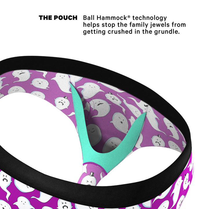 Shinesty "The Little Swimmers" Ghost Print Ball Hammock® Pouch Briefs