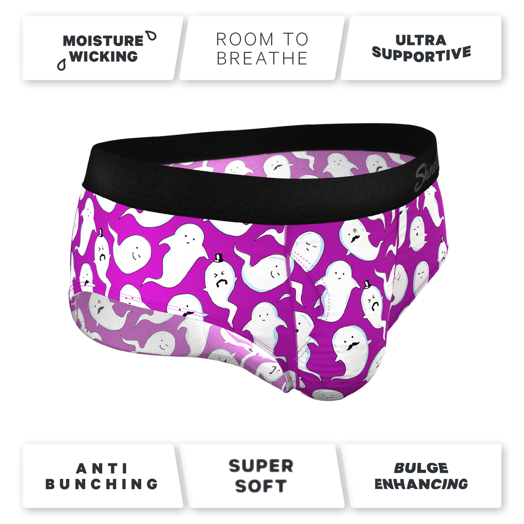 Shinesty "The Little Swimmers" Ghost Print Ball Hammock® Pouch Briefs