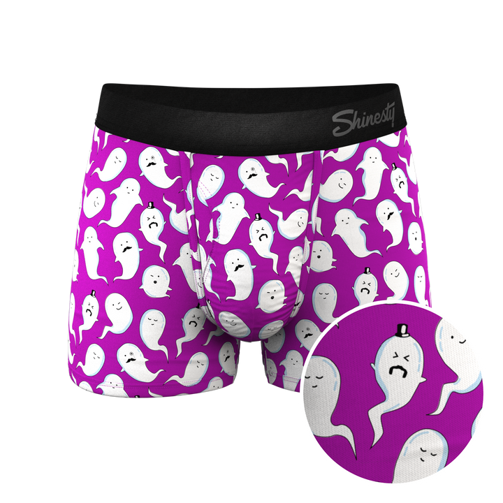 Shinesty "The Little Swimmers" Ghost Print Ball Hammock® Pouch Trunks