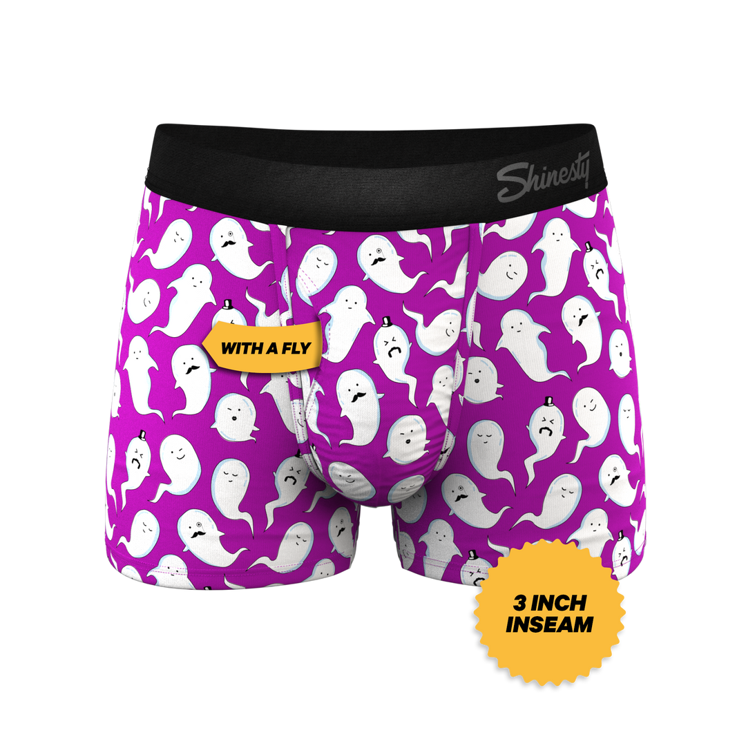 Shinesty "The Little Swimmers" Ghost Print Ball Hammock® Pouch Trunks