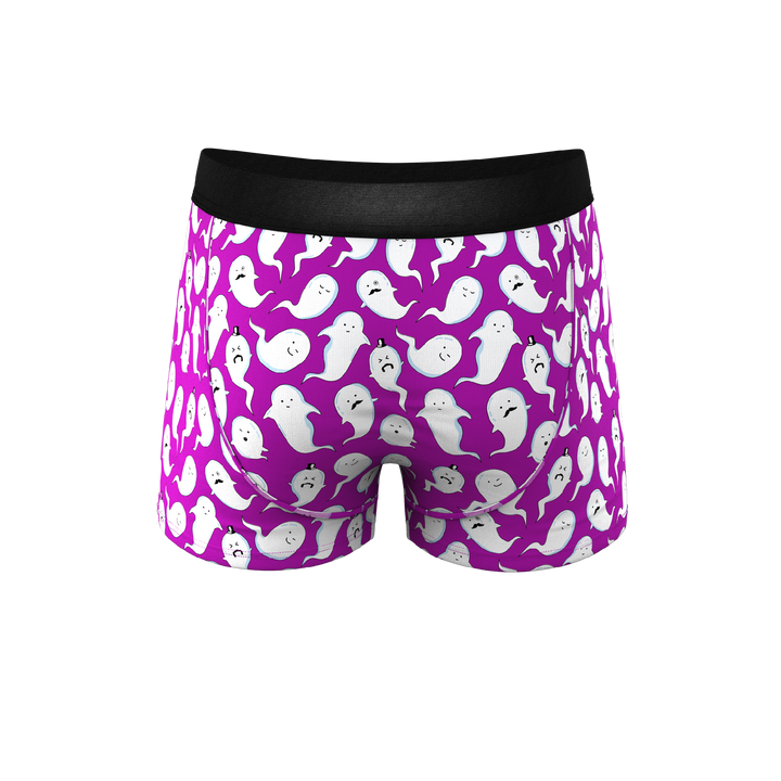 Shinesty "The Little Swimmers" Ghost Print Ball Hammock® Pouch Trunks