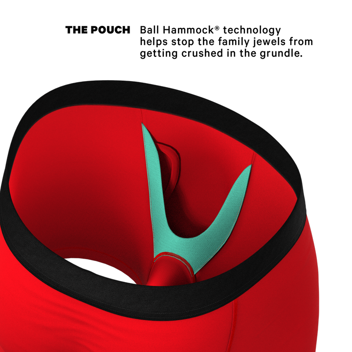 Shinesty "The Slice & Dice" Fuzzy Dice Ball Hammock® Pouch Underwear with Fly