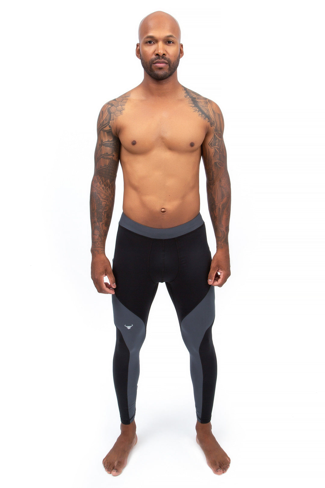 Matador Meggings "Black/Gray" Men’s Performance Compression Pants – Versatile Athletic Leggings for Running & Fitness