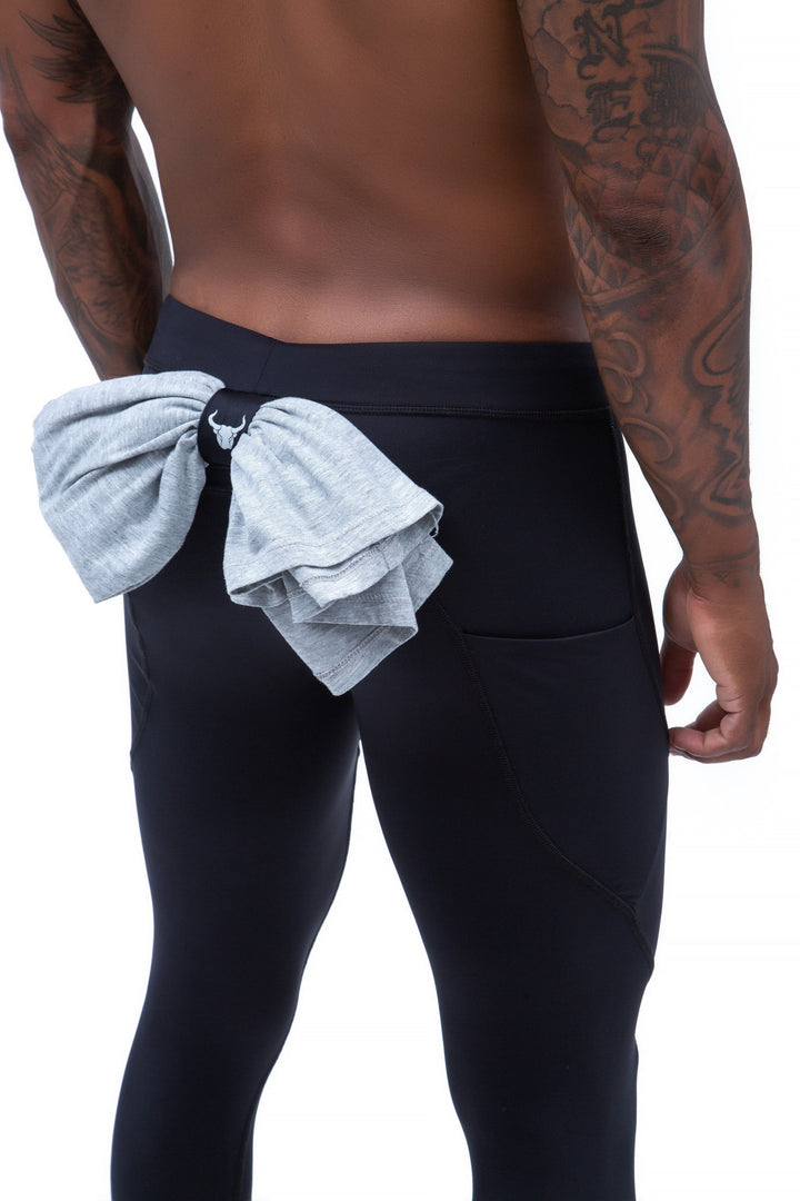 Matador Meggings "Black-on-Black" Men’s Compression Tights – High-Performance Stealth Athletic Leggings