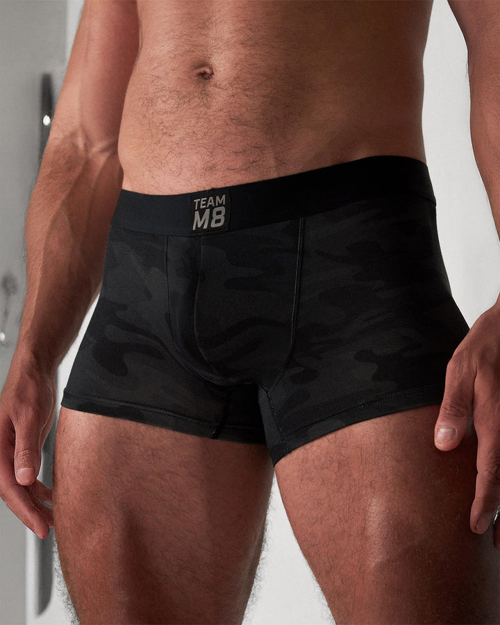 TEAMM8 M8 Luxury Bamboo Men's Trunk - Charcoal
