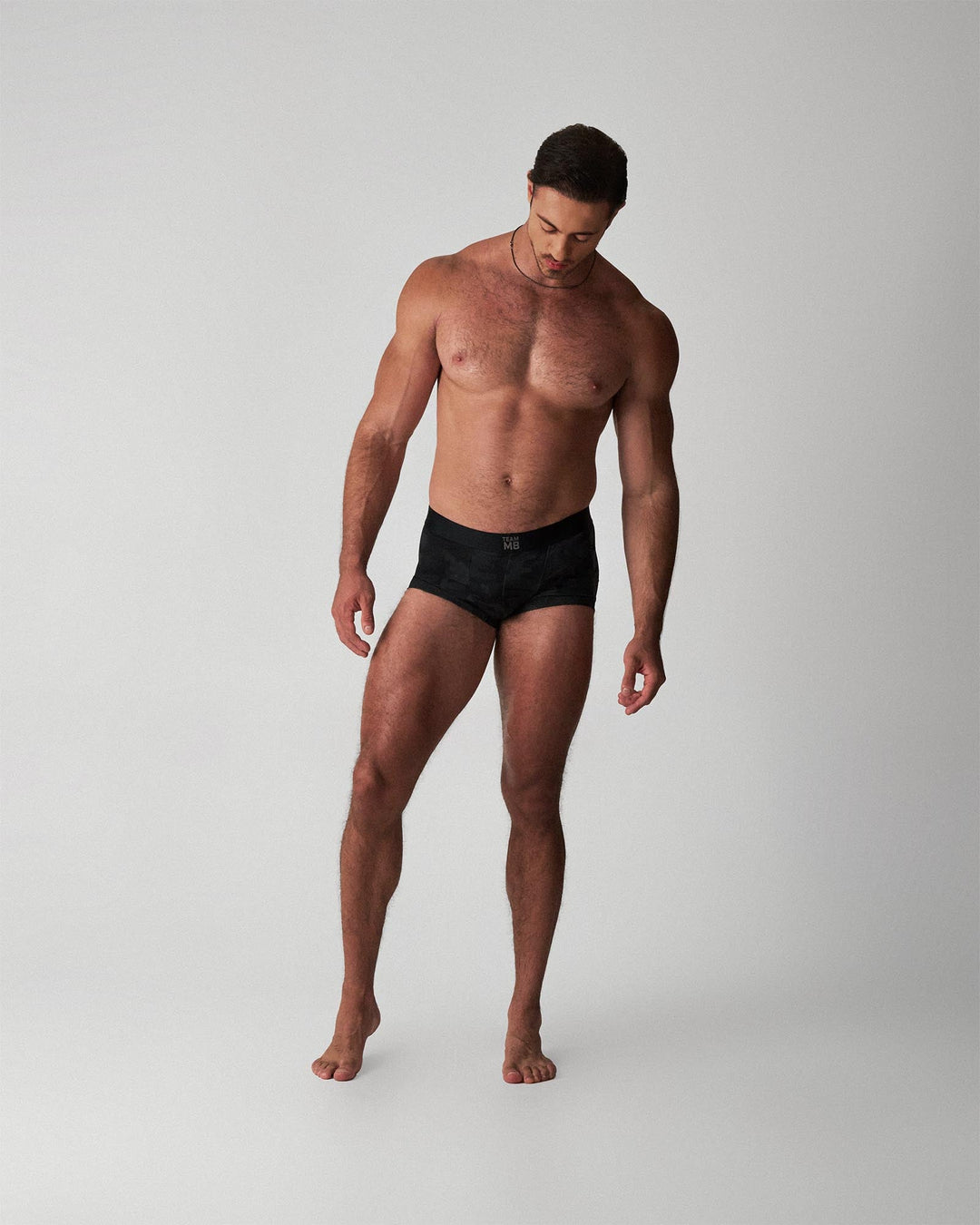TEAMM8 M8 Luxury Bamboo Men's Trunk - Charcoal