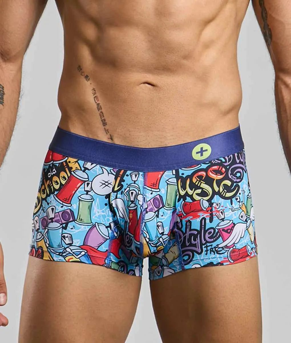 Malebasics Men's Trunk Hipster – Premium Microfiber & Lycra Stretch Underwear
