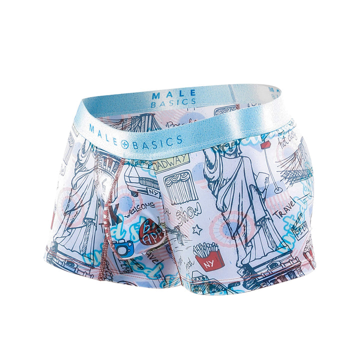 Malebasics Hipster Trunks - Poker & New York Prints