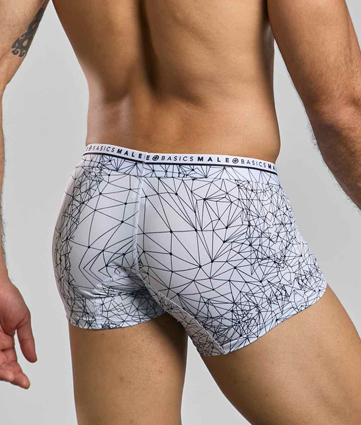 MaleBasics Spider Hipster Trunks - Soft Cotton Stretch Men's Underwear