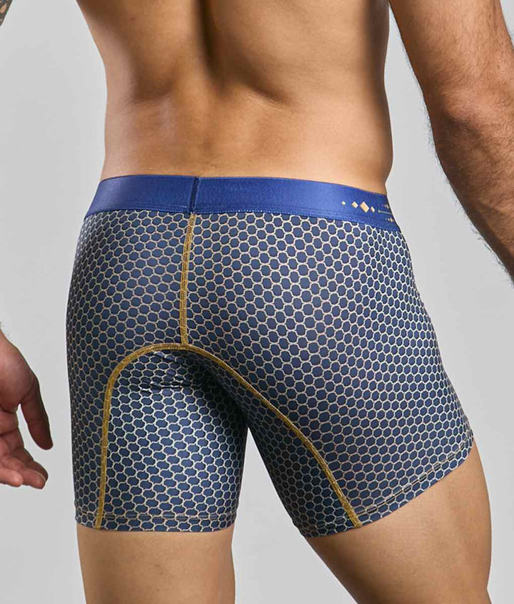 MaleBasics Men's Hipster Boxer Briefs – Low-Rise Mid-Thigh Supportive Underwear