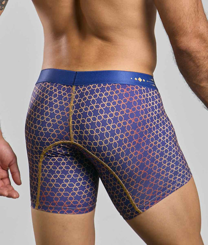 MaleBasics Men's Hipster Boxer Briefs – Low-Rise Mid-Thigh Supportive Underwear