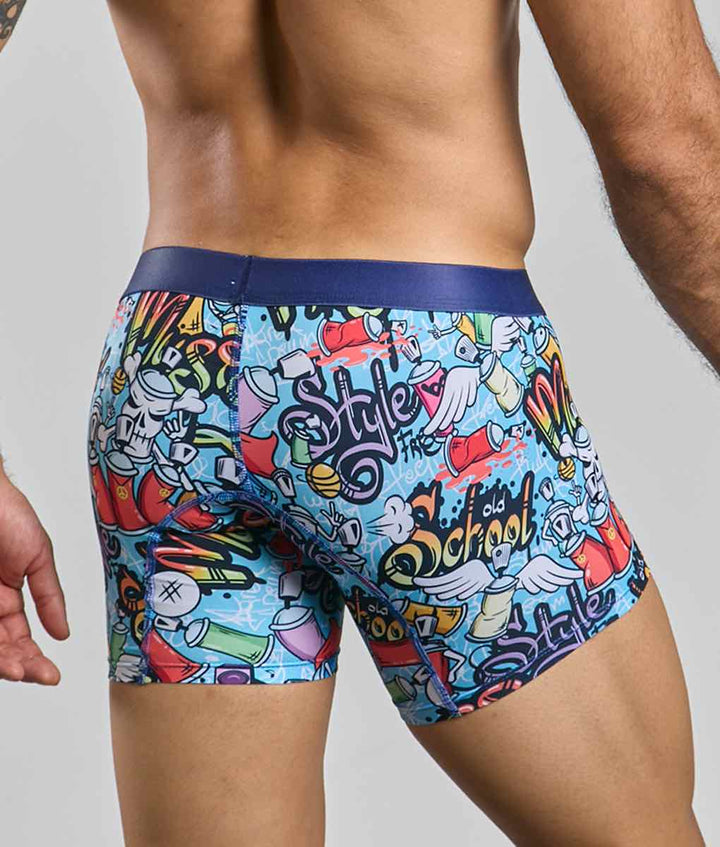 MaleBasics Men's Hipster Boxer Briefs – Low-Rise Mid-Thigh Supportive Underwear