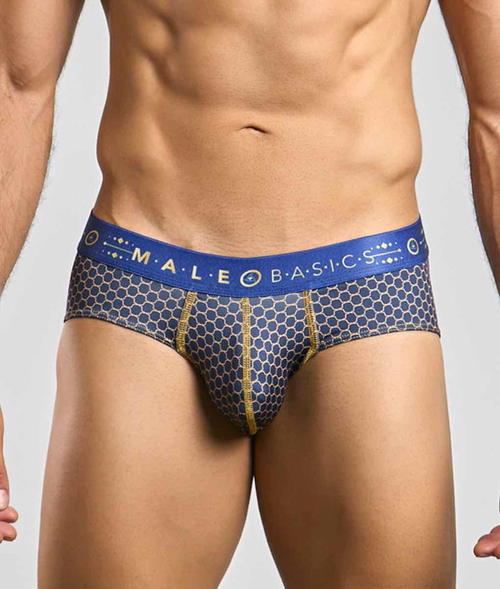 MaleBasics Hipster Brief — Stellar Print | Low-Rise Men's Brief Underwear